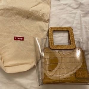 Staud Shirley Transparent Tote